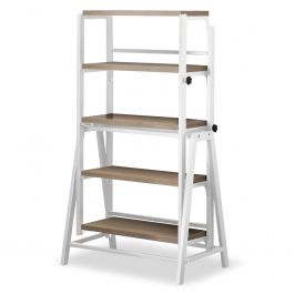 Tavolo Trasformabile Libreria Salvaspazio Clever Rovere Chiaro