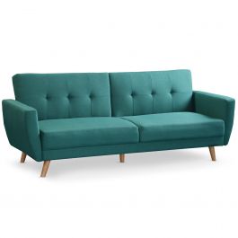 Divano Trasformabile Scandinavo Refresha In Tessuto Verde Acqua Soluzione ideale per le esigenze abitative moderne. divano trasformabile scandinavo refresha in tessuto verde acqua