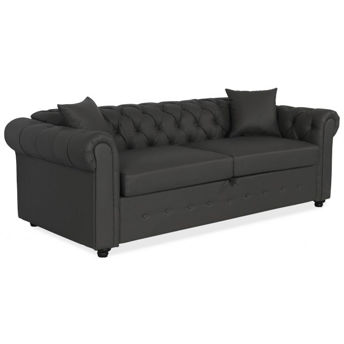 Divano Chesterfield Express Trasformabile Con Materasso Domingo